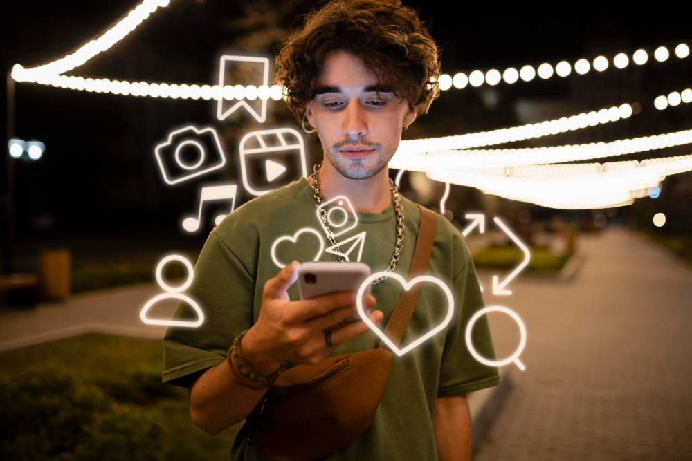 What is the 50/30/20 rule for Social Media?